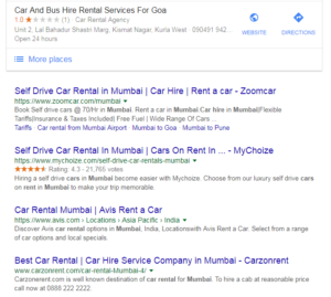 Typical Google Ad, What is Google Ads, what is google adwords