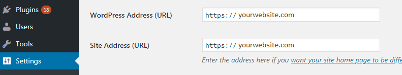 301 Redirect HTTP to HTTPS - WP URL