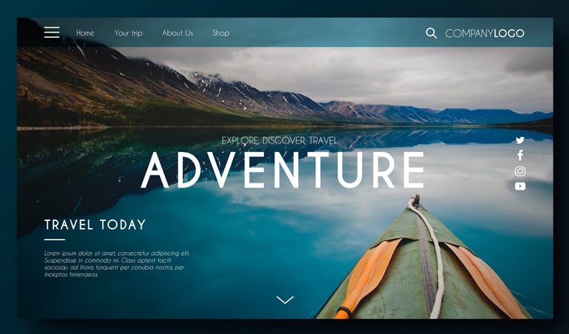 Attractive Design for Website