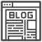 Blog post icon