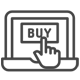 Ecommerce purchase icon