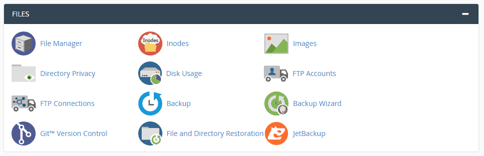 Files Section