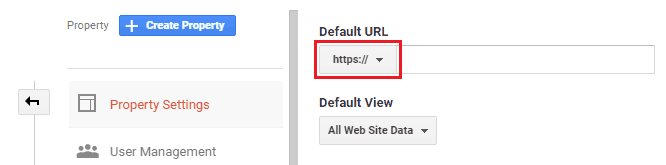 GAProperty Setting