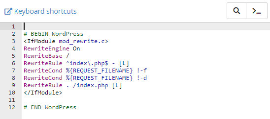 Htaccess File