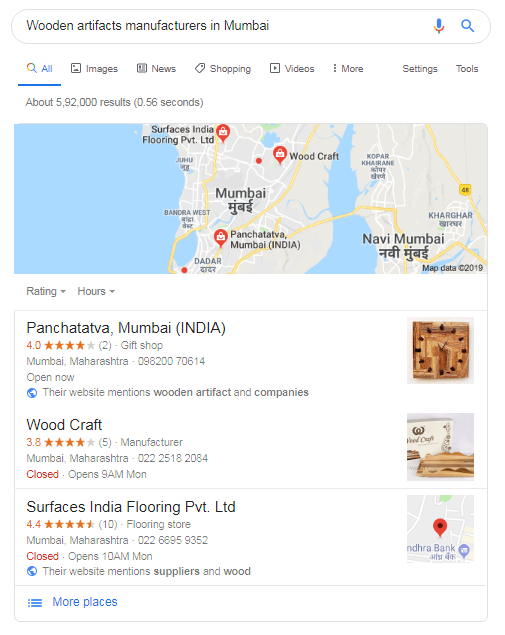 Local SEO pack example