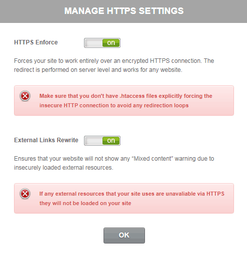 SiteGround htaccess file