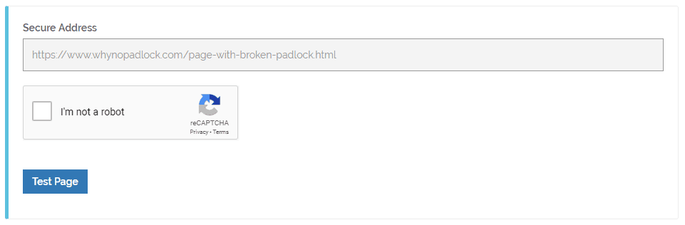 Why No Padlock
